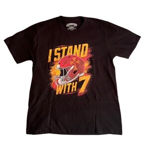 I Love My Freedom Men’s Black I Stand With 7 T-shirt